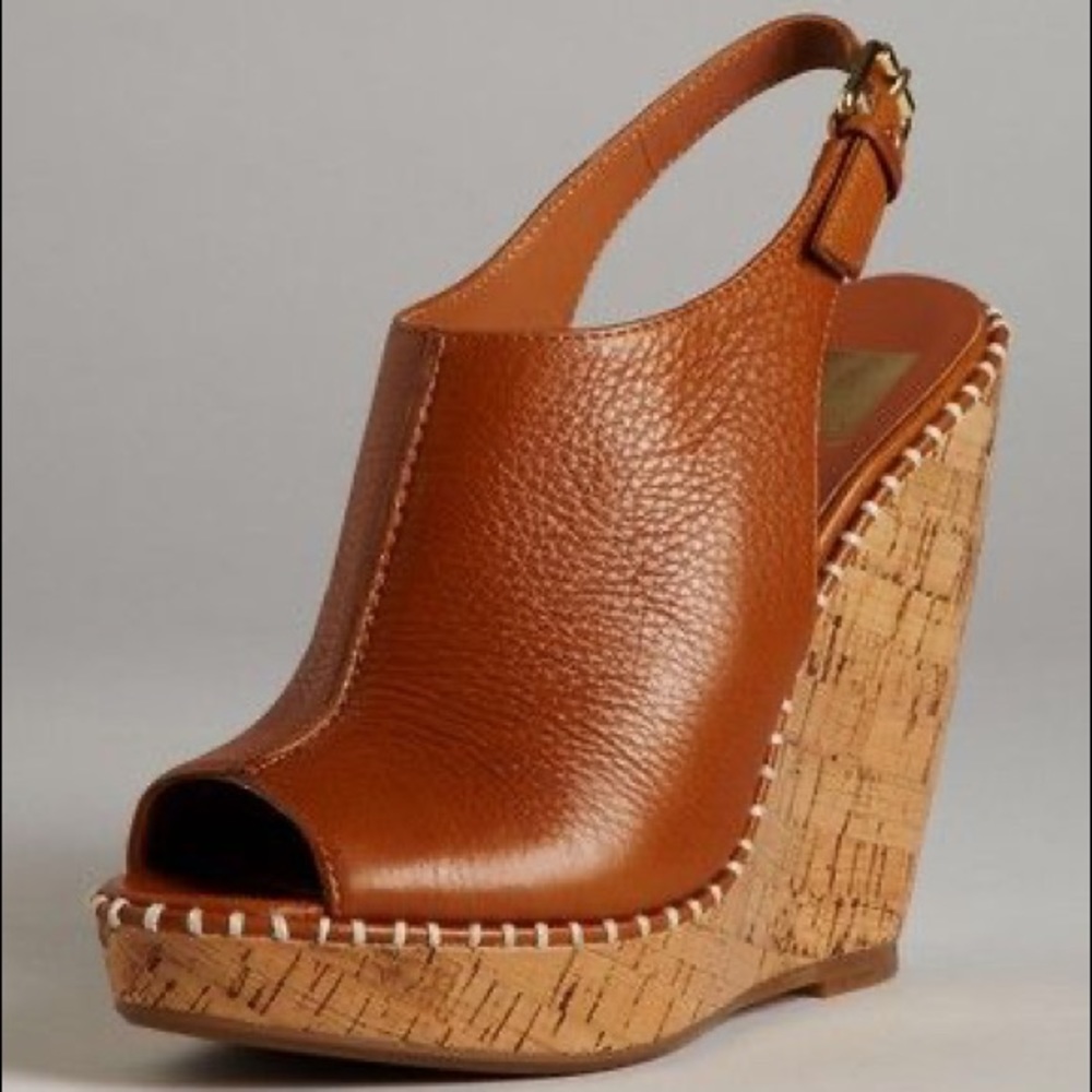 Dolce Vita ‘Prema’ Wedge Brown Leather Sz9